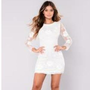 NWT Fashion Nova White Sequin Dress